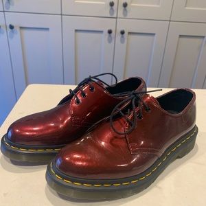 Doc Martens Patent Leather Oxford Shoes